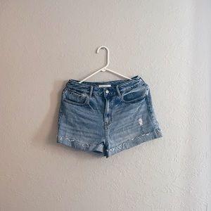 PacSun Light Denim High-Waisted Jean Shorts